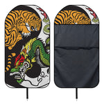 Tiger And Dragon Yin Yang Print Waterproof Car Seat Cover