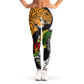 Tiger And Dragon Yin Yang Print Women's Leggings