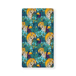 Tiger And Toucan Pattern Print Baby Crib Sheet