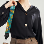 Tiger And Toucan Pattern Print Bag Strap
