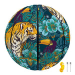 Tiger And Toucan Pattern Print Basketball