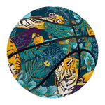 Tiger And Toucan Pattern Print Basketball