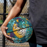 Tiger And Toucan Pattern Print Basketball