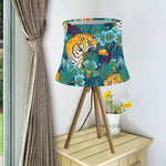 Tiger And Toucan Pattern Print Bell Lamp Shade