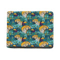 Tiger And Toucan Pattern Print Bifold Wallet