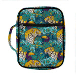 Tiger And Toucan Pattern Print Front Pocket Bible Bag