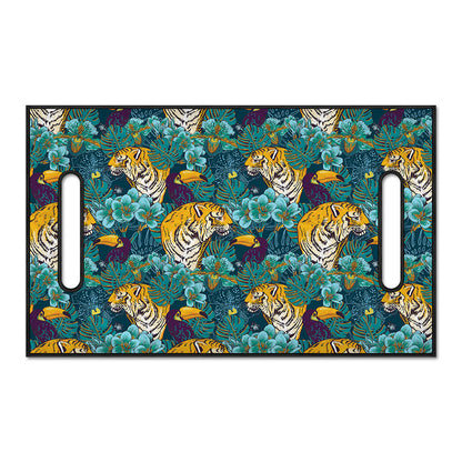 Tiger And Toucan Pattern Print Golf Cart Seat Cover