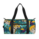 Tiger And Toucan Pattern Print Gym Bag
