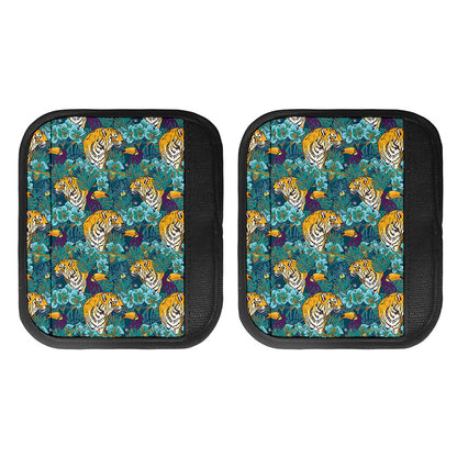 Tiger And Toucan Pattern Print Handle Covers