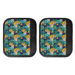 Tiger And Toucan Pattern Print Handle Covers