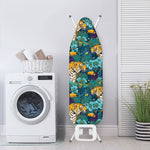 Tiger And Toucan Pattern Print Ironing Board Cover