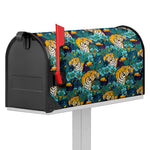 Tiger And Toucan Pattern Print Mailbox Cover