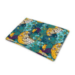 Tiger And Toucan Pattern Print Pet Cooling Mat Cover