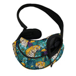 Tiger And Toucan Pattern Print Pet Sling Carrier