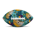 Tiger And Toucan Pattern Print Rugby Ball