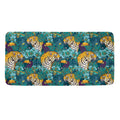 Tiger And Toucan Pattern Print Towel
