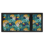Tiger And Toucan Pattern Print Trifold Wallet