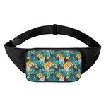 Tiger And Toucan Pattern Print Waist Bag