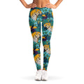 Tiger And Toucan Pattern Print Women's Leggings