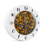Tiger Monarch Butterfly Pattern Print Alarm Clock