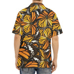 Tiger Monarch Butterfly Pattern Print Aloha Shirt
