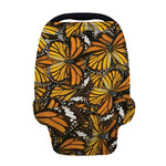 Tiger Monarch Butterfly Pattern Print Baby Seat Cover