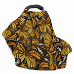 Tiger Monarch Butterfly Pattern Print Baby Seat Cover