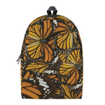 Tiger Monarch Butterfly Pattern Print Backpack