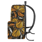 Tiger Monarch Butterfly Pattern Print Backpack
