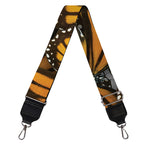 Tiger Monarch Butterfly Pattern Print Bag Strap