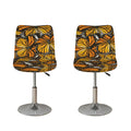 Tiger Monarch Butterfly Pattern Print Bar Stool Covers