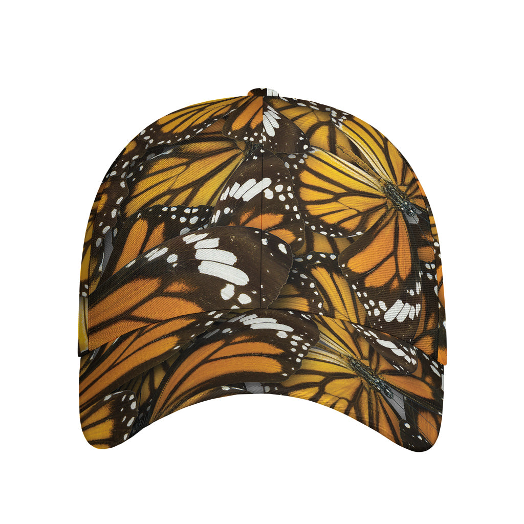 Tiger Monarch Butterfly Pattern Print Baseball Cap