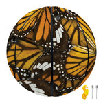 Tiger Monarch Butterfly Pattern Print Basketball