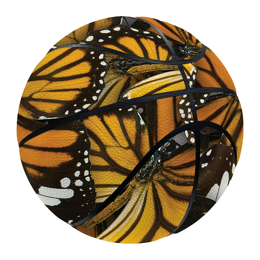 Tiger Monarch Butterfly Pattern Print Basketball
