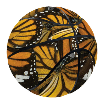 Tiger Monarch Butterfly Pattern Print Basketball