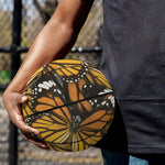 Tiger Monarch Butterfly Pattern Print Basketball