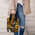 Tiger Monarch Butterfly Pattern Print Bible Tote Bag