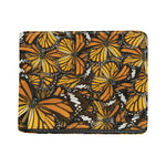 Tiger Monarch Butterfly Pattern Print Bifold Wallet