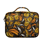 Tiger Monarch Butterfly Pattern Print Briefcase Bible Bag