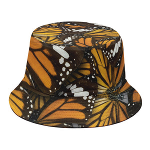 Tiger Monarch Butterfly Pattern Print Bucket Hat