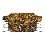 Tiger Monarch Butterfly Pattern Print Car Windshield Snow Cover