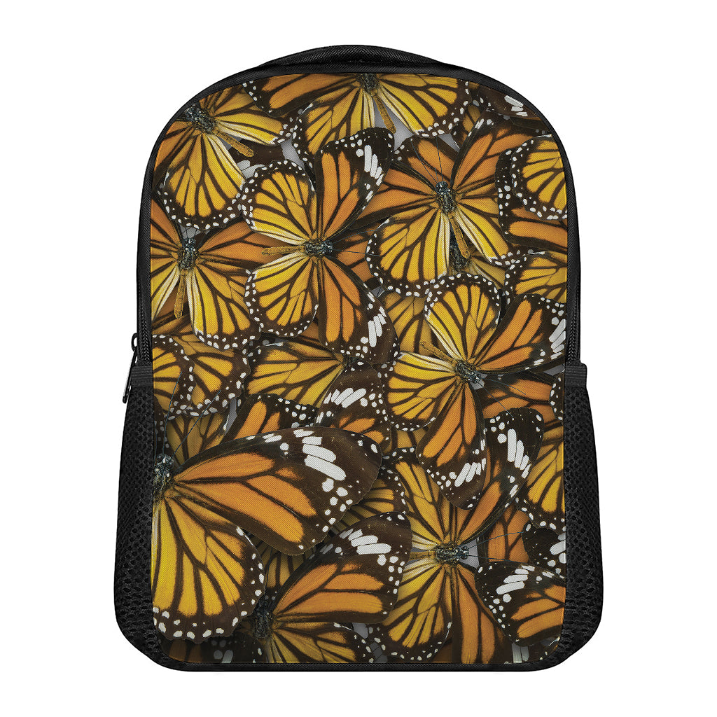 Tiger Monarch Butterfly Pattern Print Casual Backpack