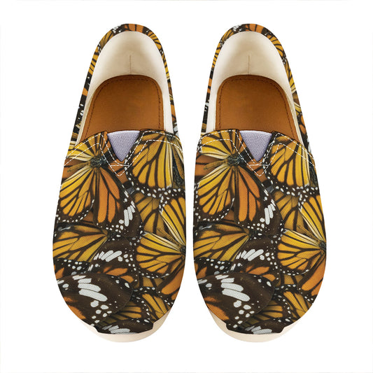 Tiger Monarch Butterfly Pattern Print Casual Shoes