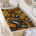 Tiger Monarch Butterfly Pattern Print Changing Pad Cover