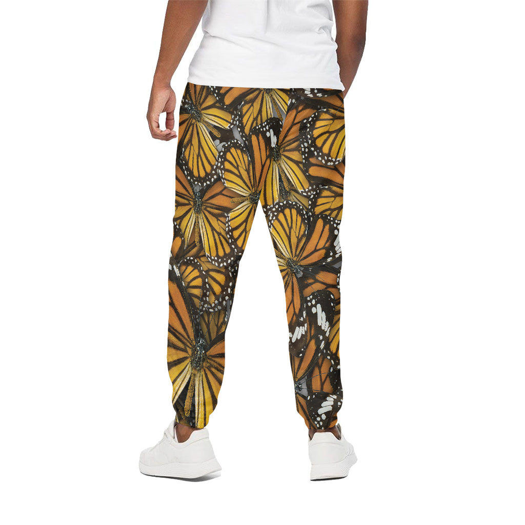 Tiger Monarch Butterfly Pattern Print Cotton Pants