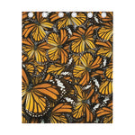 Tiger Monarch Butterfly Pattern Print Curtain