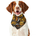 Tiger Monarch Butterfly Pattern Print Dog Bandana