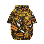 Tiger Monarch Butterfly Pattern Print Dog Zip Up Hoodie