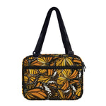 Tiger Monarch Butterfly Pattern Print Double Strap Bible Bag