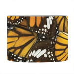 Tiger Monarch Butterfly Pattern Print Drum Lamp Shade